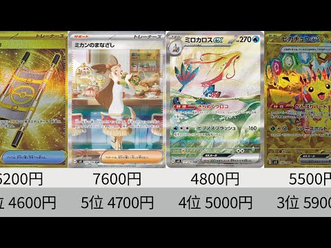 【ポケカ】「超電ブレイカー」発売から1週間！最新相場ランキング！【Pokémon cards】Market price of Surging Sparks