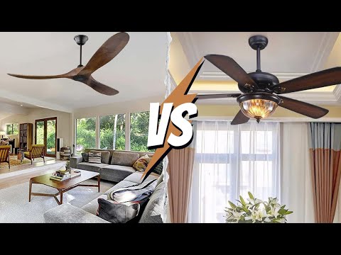 3 Blade Vs 5 Blade Ceiling Fan: Key Differences