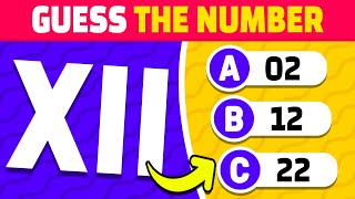 Guess the Roman Numbers 🏛️🧠 Roman Numerals general knowledge Quiz