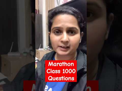 Marathon Class 1000 Questions #shorts