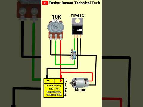 3 Volt To 50 Volt Speed Controller Connection #shorts