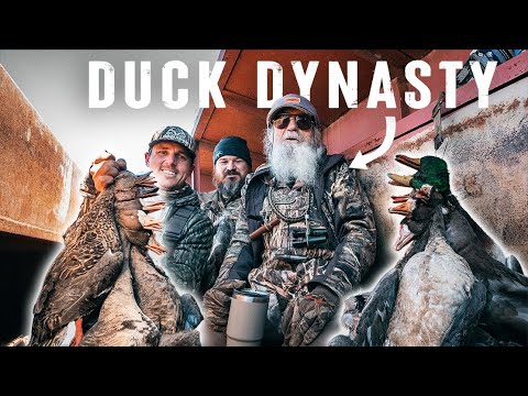 DUCK HUNTING With UNCLE Si!!! Catch & Cook! (Hilarious Hunt)