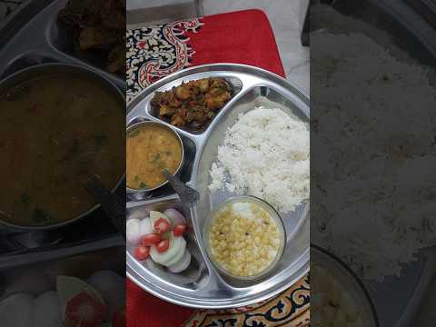 Homemade lunch thali#shorts#youtubeshorts