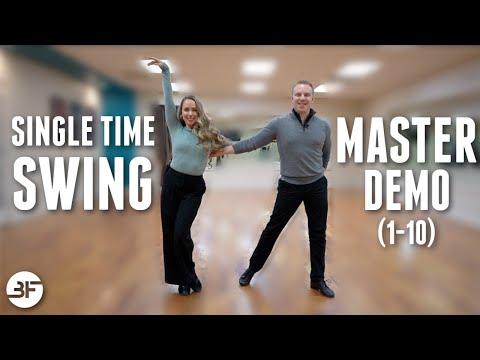 Single Time Swing Moves | Swing/Jitterbug Master Demo (1-10)