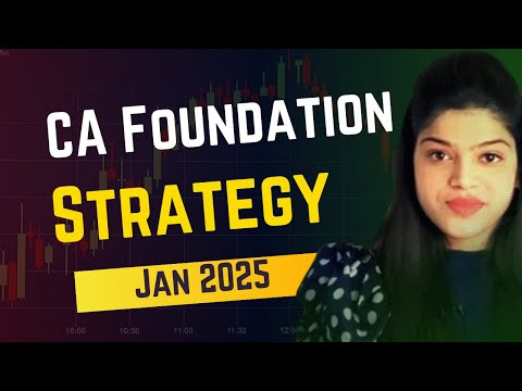 CA Foundation Jan 2025 Strategy 🎯CA Foundation Preparation Plan📚📖 | By CA Jagriti #cafoundation