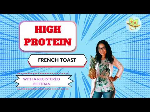 Let's make a high protein french toast breakfast for weight loss!