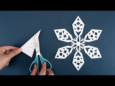 Amazing Paper Snowflake #77 - Easy Paper Snowflakes - Christmas Decoration Ideas