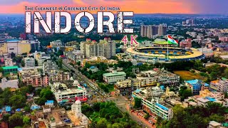 Indore City - Cleanest City Of India | Indore City 4K Drone View | Indore City 4k Cinematic Video