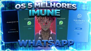 🔥 5 MELHORES WHATSAPP IMUNES PRIMÁRIO - 100% ANTITRAVA, IMUNE A TODAS AS TRAVA ATUAIS ( DOWNLOAD ) 🔥