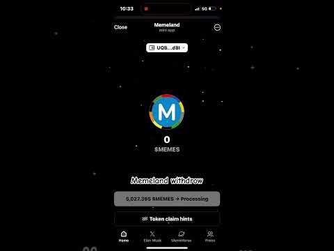 Live 🔴 Claim | Memeland Withdrawal | Memeland Airdrop Withdraw 🤑 #memeland #memesland #Cryptoroom