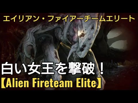 白い女王様(パソジンクイーン)を撃破！【Alien Fireteam Elite】エイリアン・ファイアーチームエリート