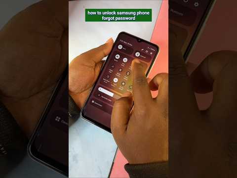 how to unlock samsung phone forgot password 2025 #shorts