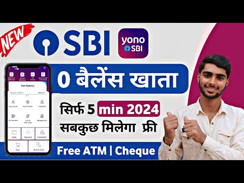 Sbi zero balance account opening online 2024 | SBI Online Account Opening Zero Balance