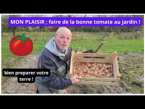 Pas de temps à perdre pour de la belle tomate au jardin !  CALCIUM et BON COMPOST MAISON