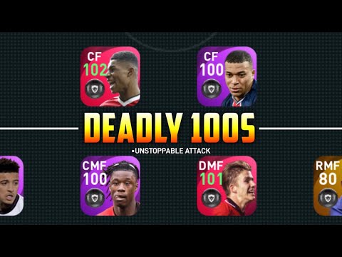 DEADLY 100S🔥 Unstoppable Attack☠️ Pes 2021 Mobile