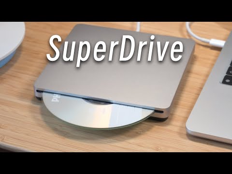 「黑貓Retro」優雅的光碟機：Apple USB SuperDrive 開箱 + 簡單評測