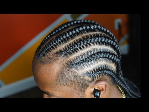 Stitch Braid Cornrow Tutorial Men | Full Wash and Braid Day Start to Finish