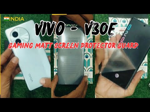 Vivo V30E Gaming Screen Protector Guard !! Vivo V30E Screen Protector Tempared Glass