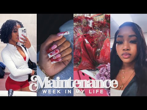 MAINTENANCE VLOG | facial, nail appt, hygiene shopping, new hair, working out