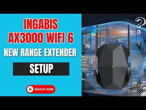 BOOST Your WiFi with Ingabis AX3000 WiFi 6 Range Extender Setup!