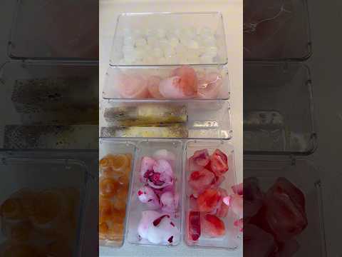 *ASMR* ICE RESTOCKS! #asmr #restock #kitchen #icetray #satisfying #holidaywithyoutube