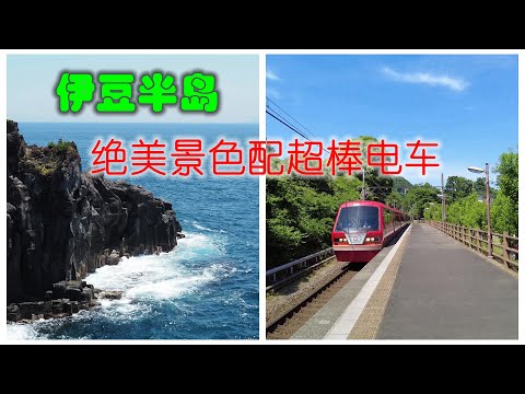 伊豆半島，既有美麗的風景，也有超越一般特急的普通電車，喜歡旅行喜歡電車的人值得來一次