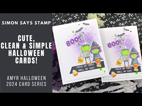 Cute Halloween Cards | AmyR Halloween 2024 Card Series #11