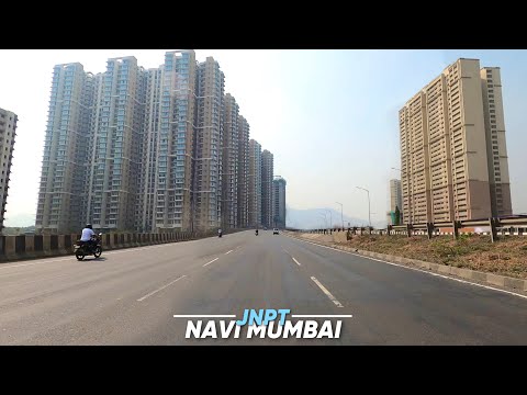 Navi Mumbai - 4K | Driving on JNPT Rd