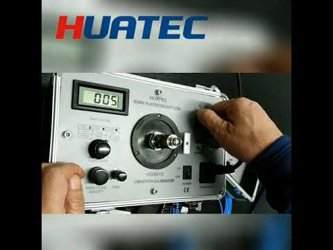 HUATEC HG5010 Vibration Calibrator Operation video