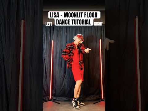 LISA - MOONLIT FLOOR DANCE TUTORIAL (EASIER VERSION) #MoonlitFloorChallenge #Shorts