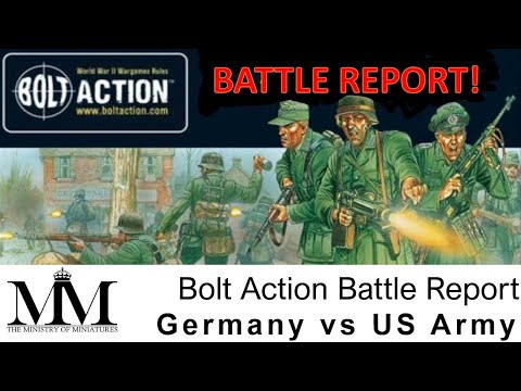 Bolt Action Battle Report: New Player Germans vs USA 500 points