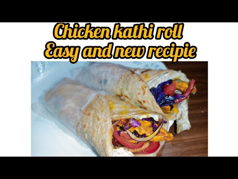 chicken roll | chicken kathi roll #chickenrecipe #chickenkathiroll #chickenfry