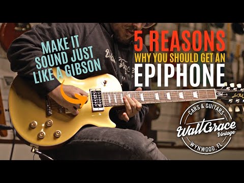 5 Reasons why Epiphone is one of THE BEST brands when shopping for a new electric guitar.