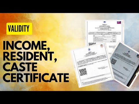 Validity of Certificate in Odisha