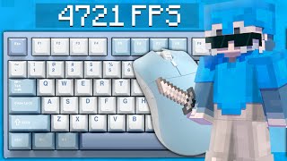 ASMR Keyboard & Mouse Sounds Bedwars ChaCha Bridge + Texture Pack Gawr Gura | Mush BedWars