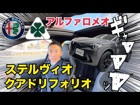 【試乗】フェラーリエンジン搭載のすごいやつ！アルファロメオ ステルヴィオ クアドリフォリオ！モンスターSUV！Alfa romeo  stelvio quadrifogrlio