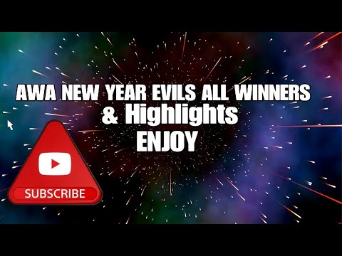 AWA: New Years Evil. All Highlights and WINNERS