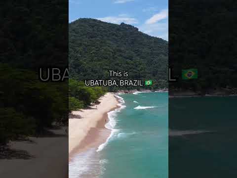 Hidden gem in Brazil 🇧🇷 — UBATUBA #brazil #ubatuba #travelvlog #brasil #shorts