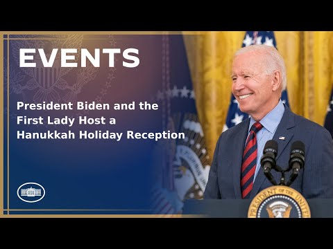 President Biden and the First Lady Host a Hanukkah Holiday Reception