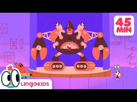 ROBOTS FOR KIDS 🤖⚙️ Songs Cartoons and More About Robots | Lingokids