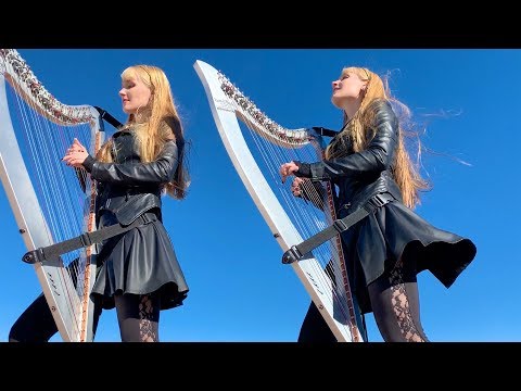 DOUBLE VISION (Foreigner) - Harp Twins, Electric Harp