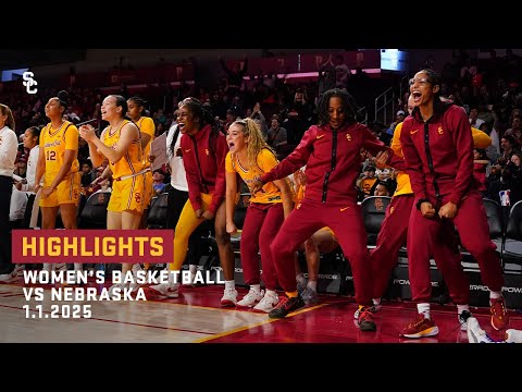 Women's Basketball: USC 75, Nebraska 55 - Highlights (1/1/25)