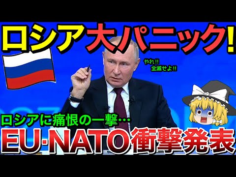 【ゆっくり解説】EUとNATOが電撃発表！まさかの事態にロシア中が大パニック...【ゆっくり軍事プレス】