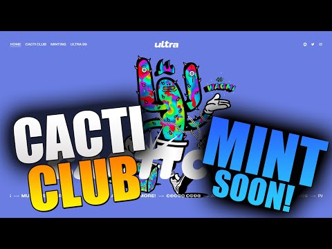 Cacti Club! MINT DAY COMING JUNE 26th! NEW PROJECT WITH BIG THINGS COMING!