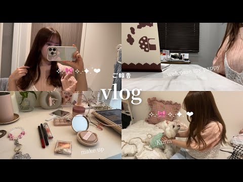 ご報告 | 覚悟を決めた日のvlog🎀🐶家族が増えます㊗️