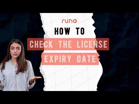 How to check the License Expiry Date of a specific user | Mobile App | Runo