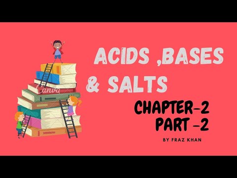 ACIDS BASES AND SALTS CLASS 10 CBSE || TYPES OF SALTS || BY FRAZ KHAN