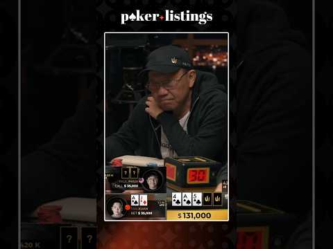 Paul Phua’s mystery hand takes down a huge $800K Pot! #poker #tritonpoker #cooler