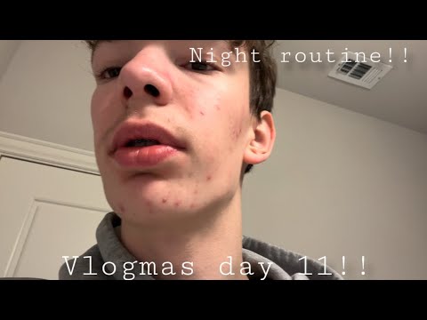 Night routine| vlogmas day 11!!🍪🎄