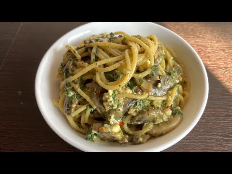 Creamy Spinach Mushroom Pasta | क्रीमी स्पिनच मशरुम पास्ता